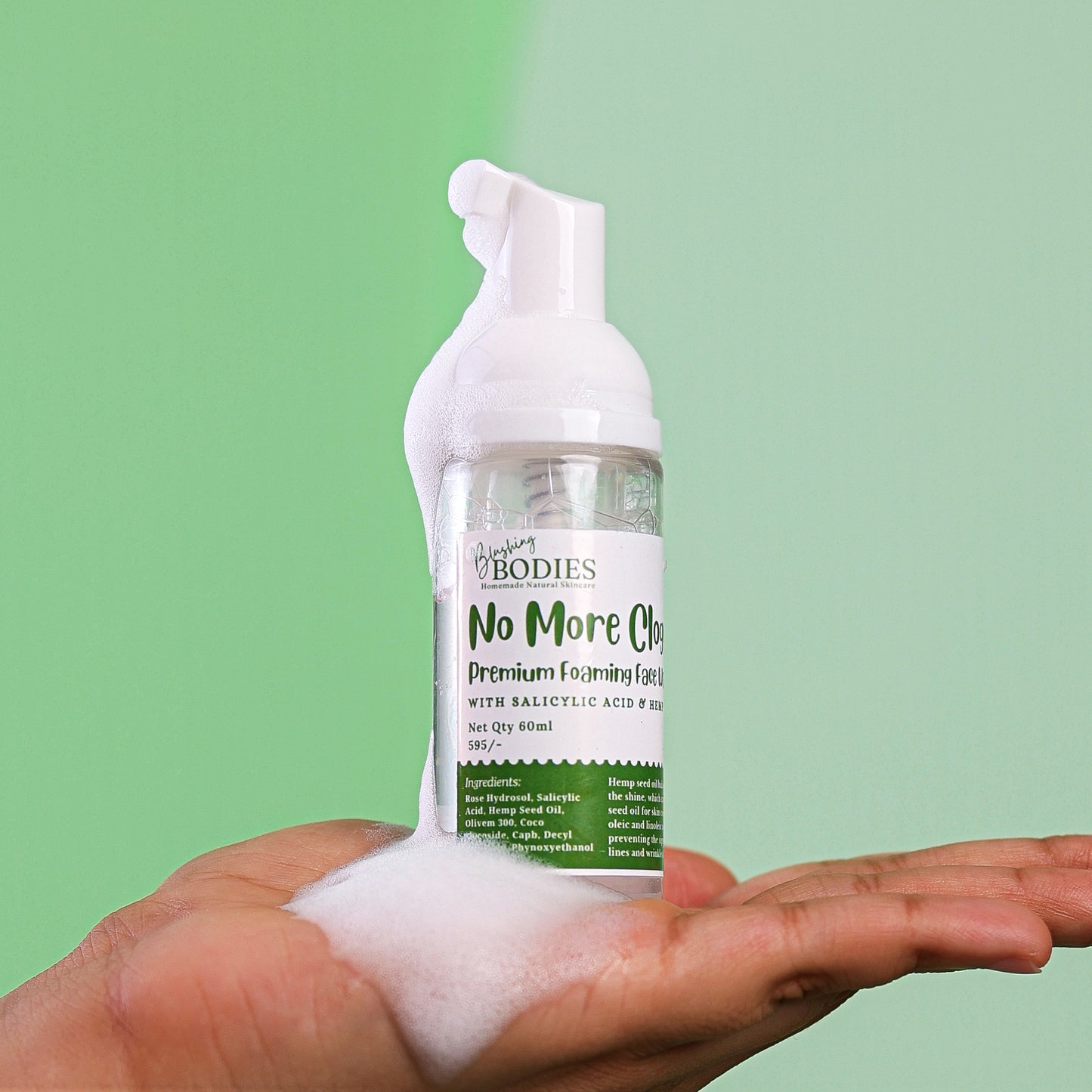 No More Clogging Foaming Wash