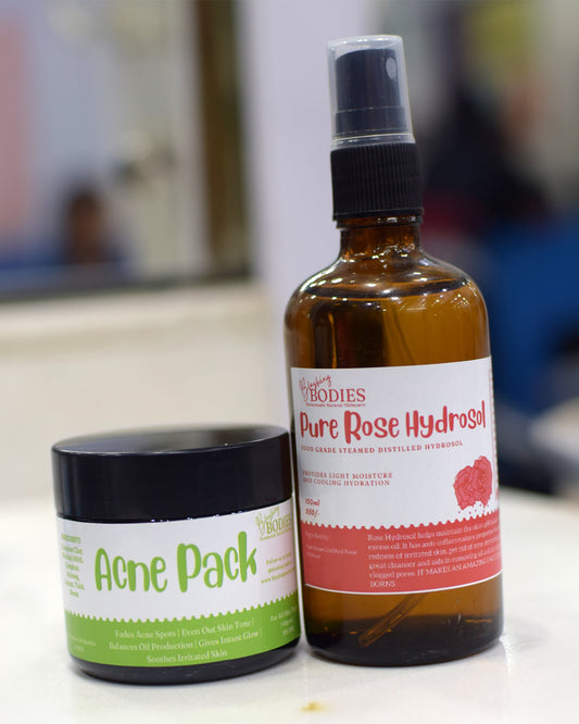 Acne Pack and Rose Hydrosol