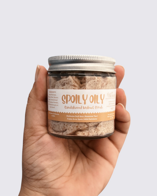 Spoily Oily Sandalwood Walnut Scrub